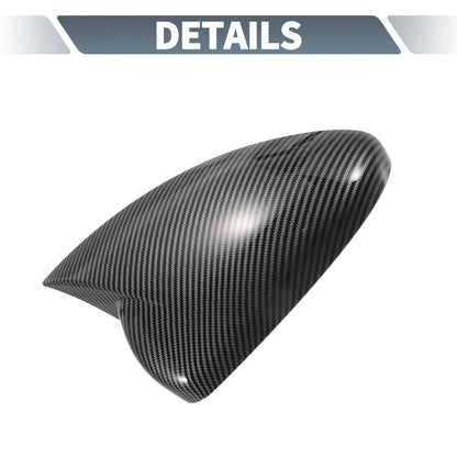 Rearview Mirror Cover Overlay Black Carbon Fiber for Chevrolet Cruze