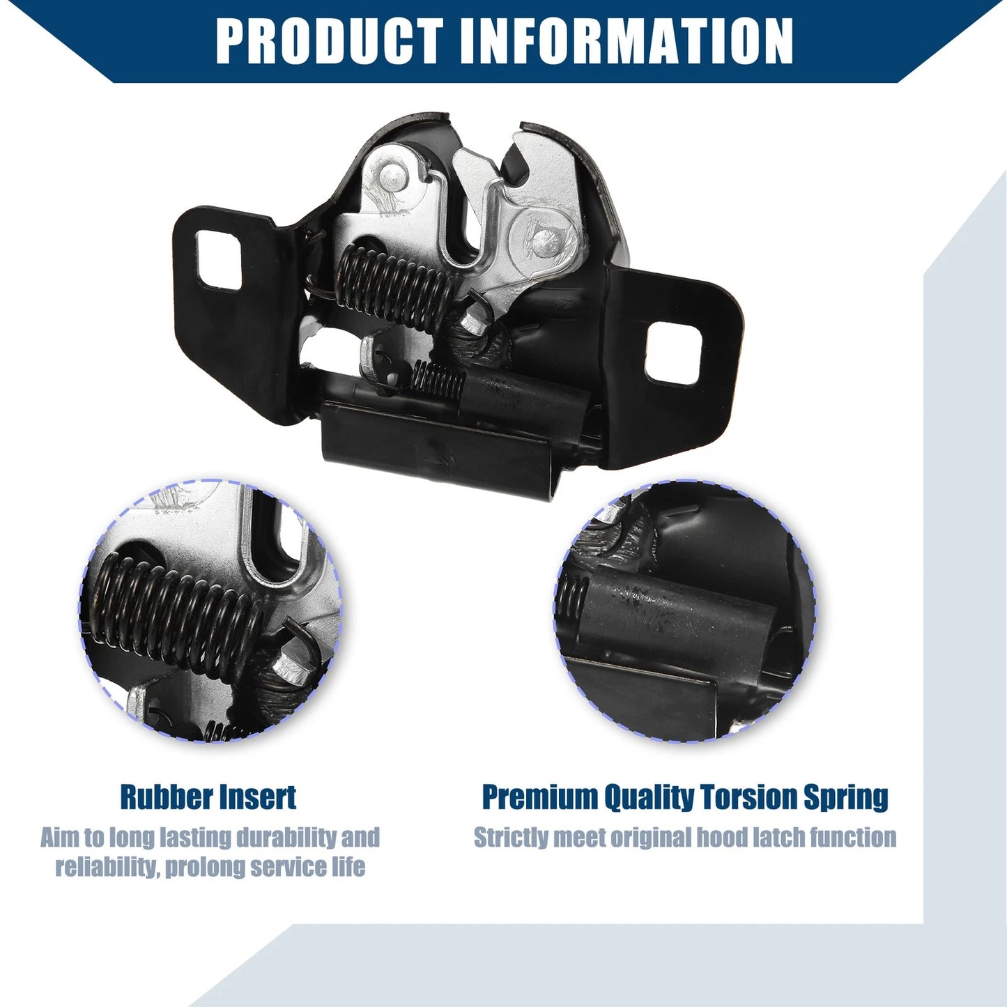 Hood Latch Lock Assembly for Dodge Ram 1500/2500/3500