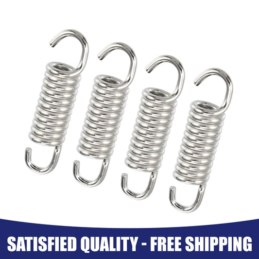43mm 1.69in Cycle Muffler Exhaust Pipe Spring 4 for Make Model