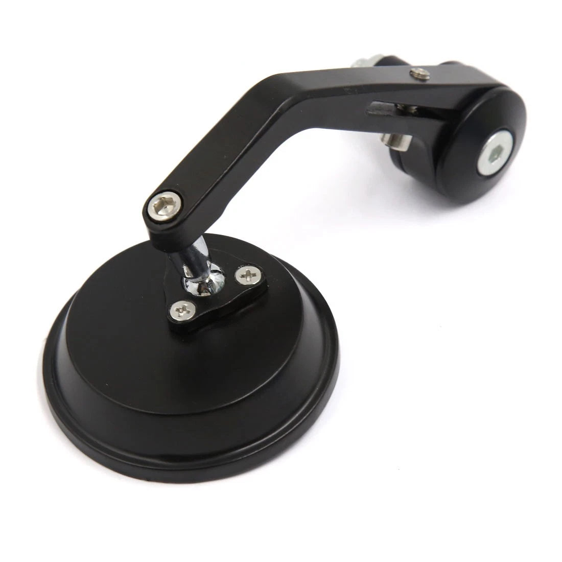 2 x Adjustable Handlebar End Round Rear View Side Mirror for Motorcycle