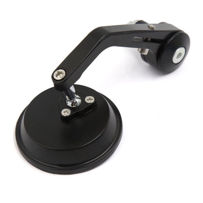 2 x Adjustable Handlebar End Round Rear View Side Mirror for Motorcycle