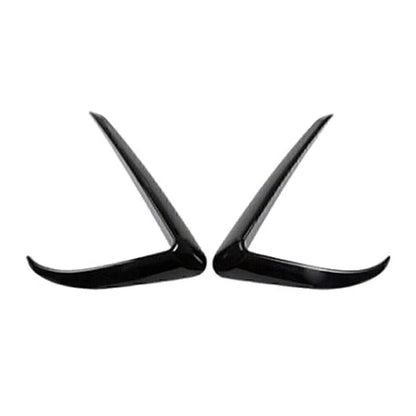 Front Fog Light Eyebrow Cover Trim for Tesla Model 3 (2017-2022) Black