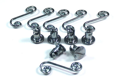 6x Dzus Fasteners D4 AJ5 40 Motorcycle Quick Release Quarter Turn Slotted