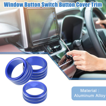 Power Volume Tune 4WD Switch Knob Covers for Toyota Tundra (2014-2023) - Set of 3
