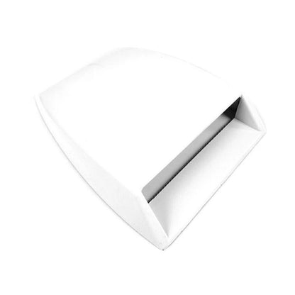 Universal Air Flow Intake Scoop Vent Cover for Car Decoration - White