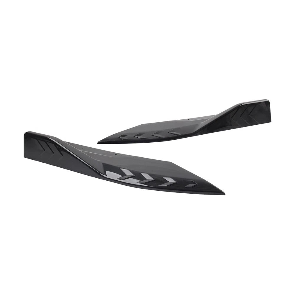 Blk Universal Rear Bumper Strip Lip Spoiler Diffuser Protector for Car