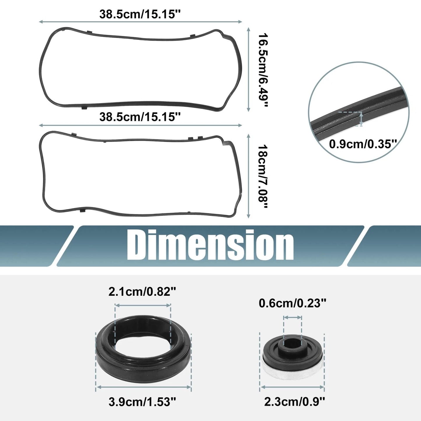 Valve Cover Gasket Seals for Acura Honda Accord Odyssey 3.5L 3.7L
