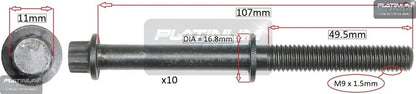 Head Gasket + Head Bolts for Suzuki Swift