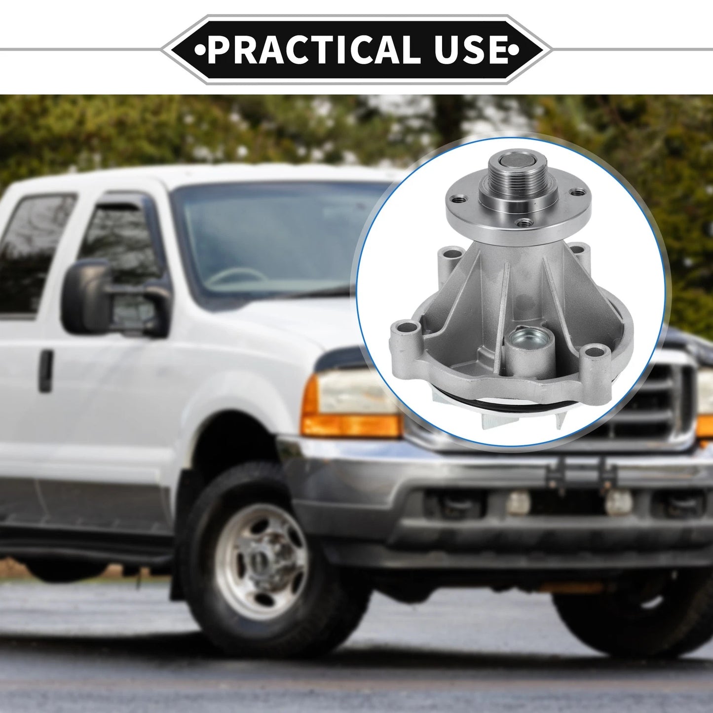 Water Pump for Ford E-150 Econoline V8 4.6L (1997-2002)