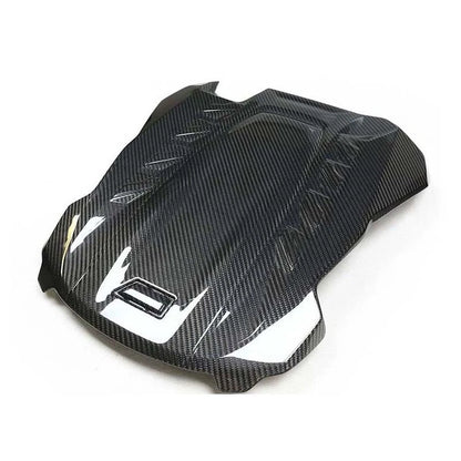 Real Gloss Carbon Fiber Inner Engine Cover Replace For BMW X5M/X6M F95 F96