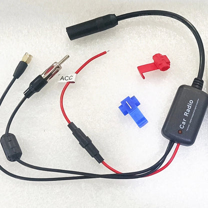 DAB+ AM/FM Digital Radio Signal Amplifier Booster for Car Stereo Antenna