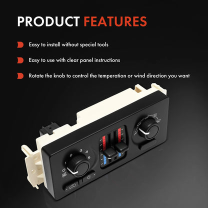 Manual A/C & Heater Control Module for Chevrolet Silverado 1500 (2007–2013)