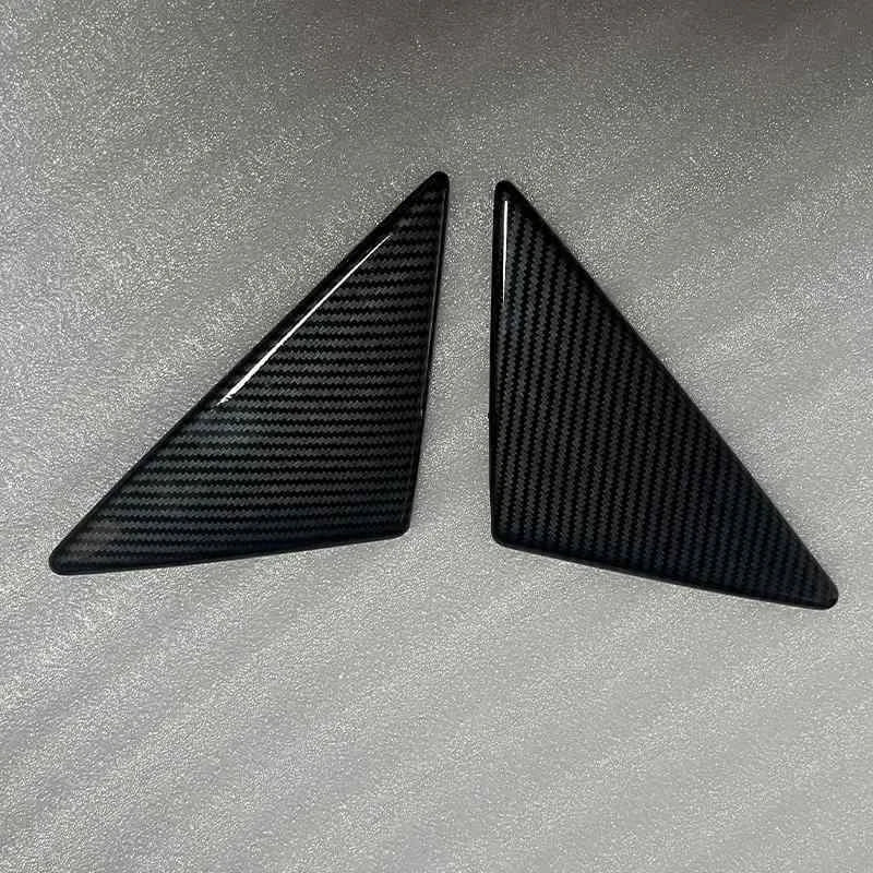 Carbon Fiber ABS Side Triangle View Mirror panel Trim For Mazda RX7 FC3S 1993-95