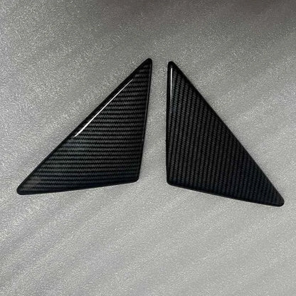Carbon Fiber ABS Side Triangle View Mirror panel Trim For Mazda RX7 FC3S 1993-95