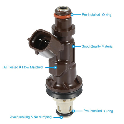 Fuel Injector / 6 Pcs for Toyota Tacoma Tundra 4Runner