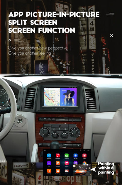 8" Android Car Stereo GPS Navigation for Jeep Chrysler Dodge (2014-2023)