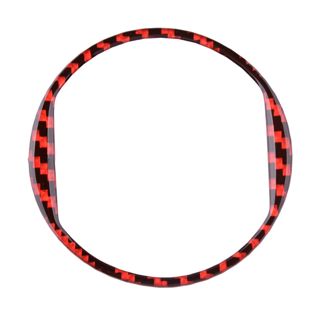 Red Carbon Fiber Air Vent Trim for Ford Mustang (2015-2019)