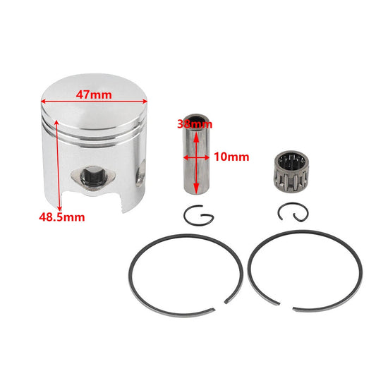 10MM Piston & Pin Kit for Jog 80CC Scooter Moped Bike