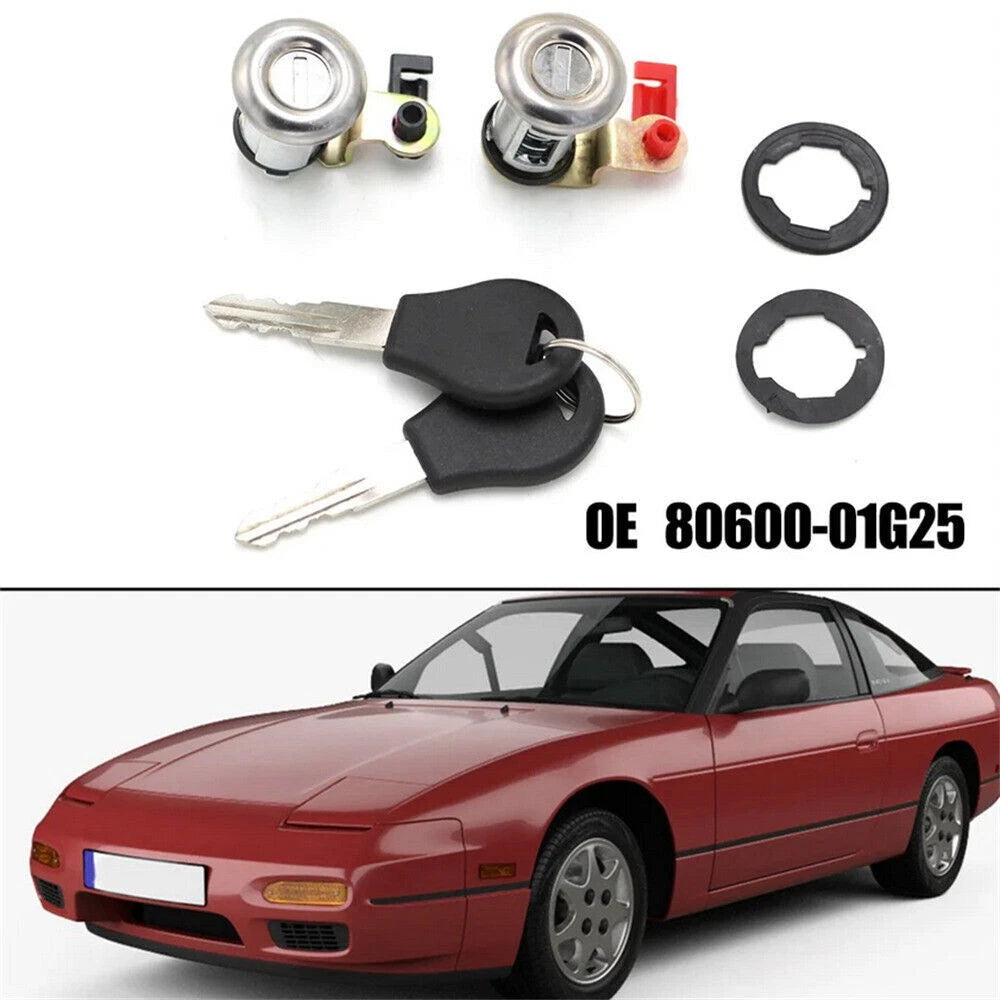 Door Lock Set w/ Key for Nissan Pickup (1984-1998)