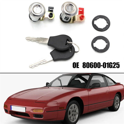 Door Lock Set w/ Key for Nissan Pickup (1984-1998)