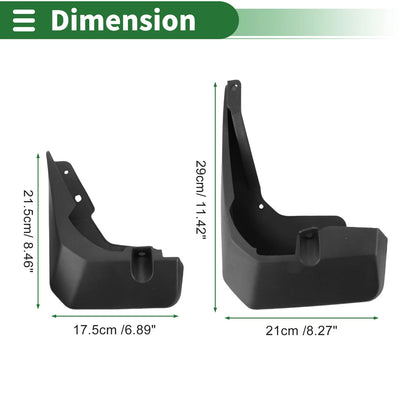 Mud Flaps for Ford Focus ST Saloon (2018-2022)
