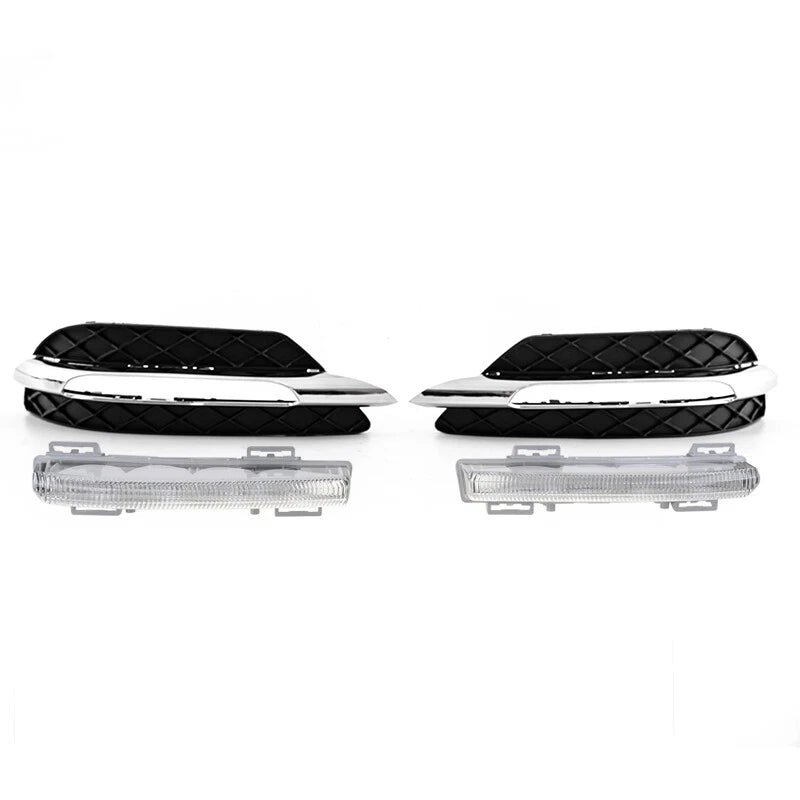 LED DRL Fog Light Covers for Mercedes-Benz W204 C300 (2008-2015)