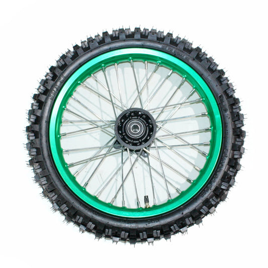 12mm Axle Front Wheel Rim Tire for PIT PRO Dirt Bike (60-100) 14" Inch
