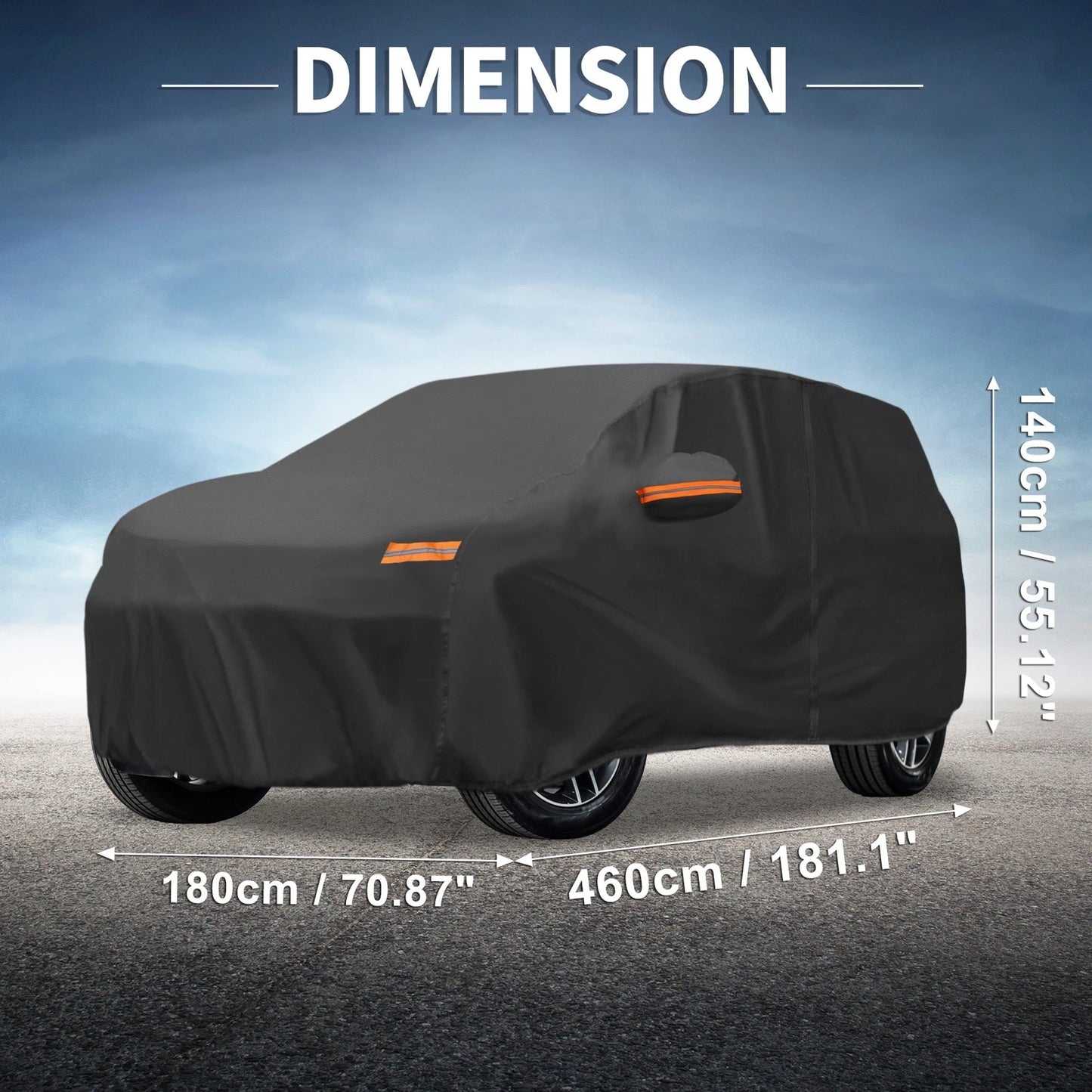Waterproof 210D-PU Car Cover for Subaru Crosstrek (2018-2023)