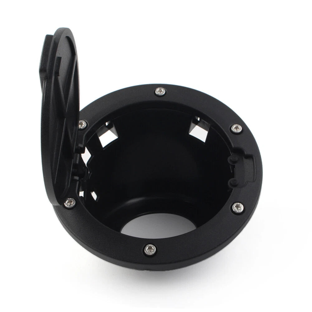 Black Fuel Filler Door Cover for Jeep Wrangler JK (2007-2017)