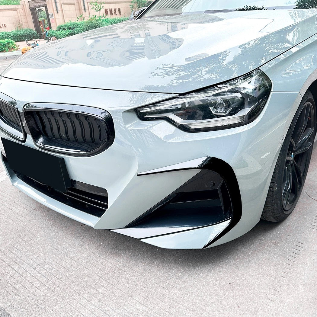 Front Bumper Canards Splitter for BMW 2-Series Coupe G42 M-Sport (2022–2025)