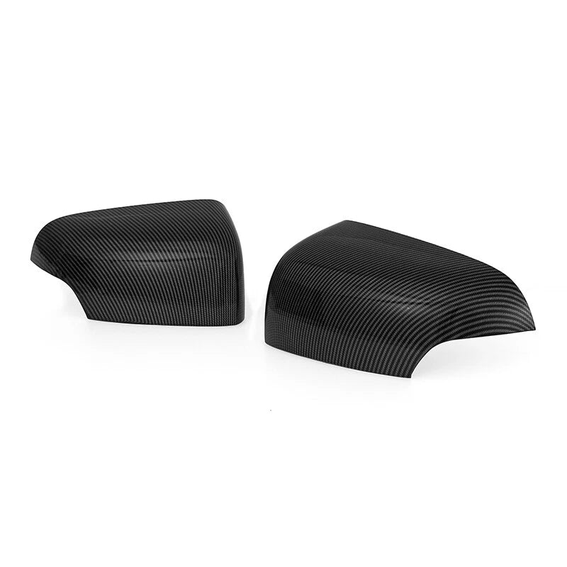 Carbon Black Rear View Side Mirror Cover Caps for 2015-2022 Ford Ranger
