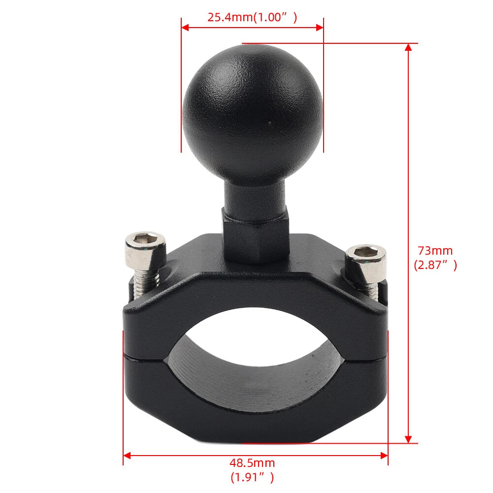 GPS Phone Holder Bracket Clamp Stand for Motorcycle Handlebar