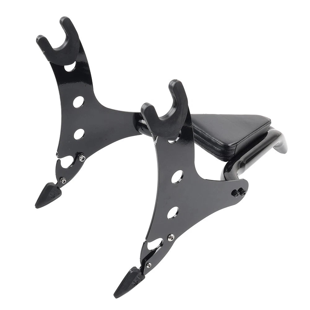 Black Sissy Bar Passenger Backrest Pad for Indian Chieftain Dark Horse (2014-2024)