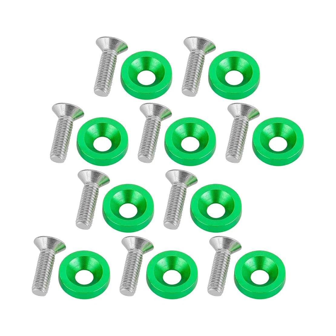 Fender Bumper Washer Bolt Dress Up Kit for Universal Cars