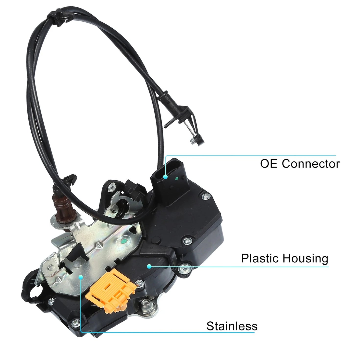 Front Left Door Lock Actuator Motor with Cable for Chevrolet Cobalt (2005-2010)