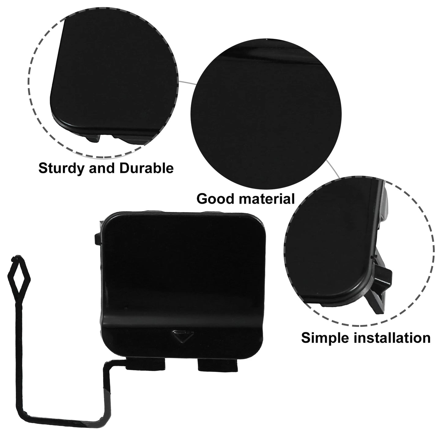 Front Right Tow Hook Cover for BMW 740Li (2016-2020)