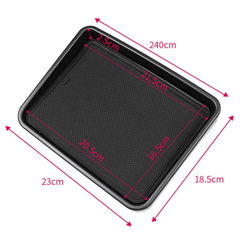 Black Center Console Storage Box for Suzuki Jimny (2019-2024)