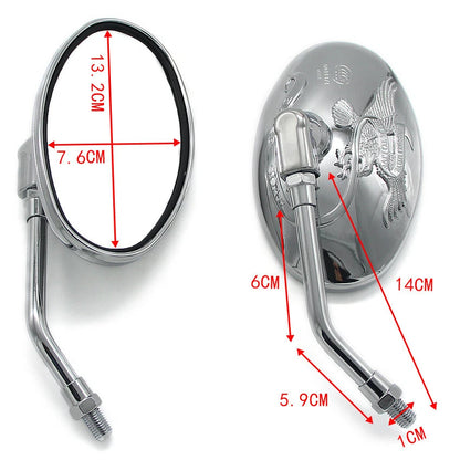 Rear View Mirror for Kawasaki VN400 VN450 VN500 VN750 VN800 VN900