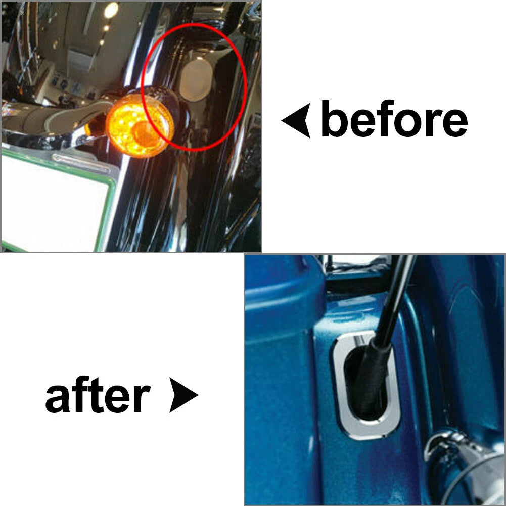 Antenna Hole Accent Cover Black for Harley Road Glide FLHR Special (2015-2023)
