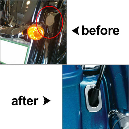 Antenna Hole Accent Cover Black for Harley Road Glide FLHR Special (2015-2023)