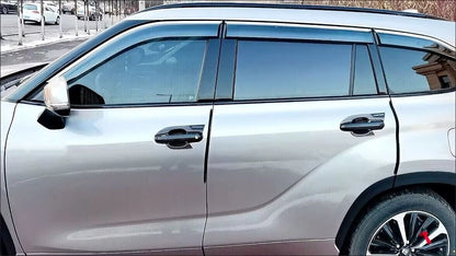 Carbon Fiber Door Handle & Bowl Cover Trim for Toyota Highlander (2020–2022)