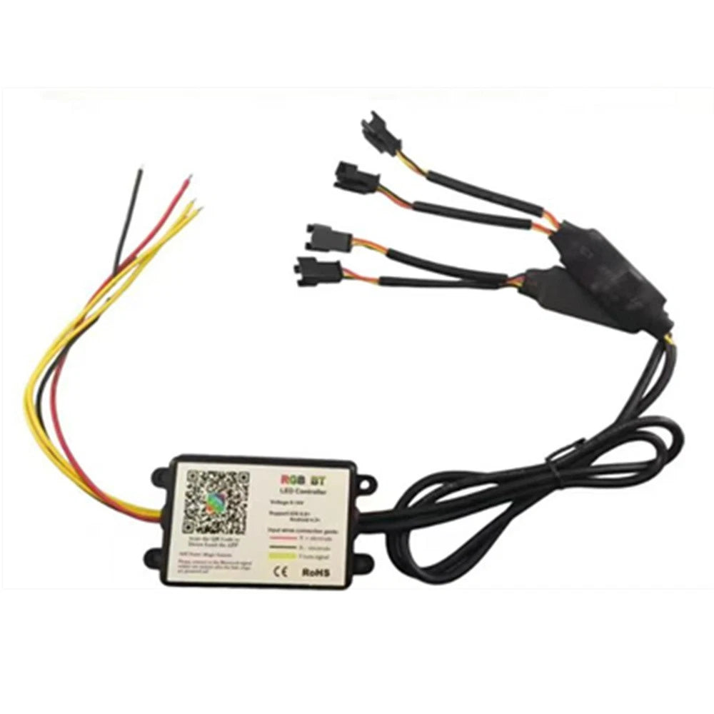 Multicolor LED DRL Boards with Halo Rings for Chrysler