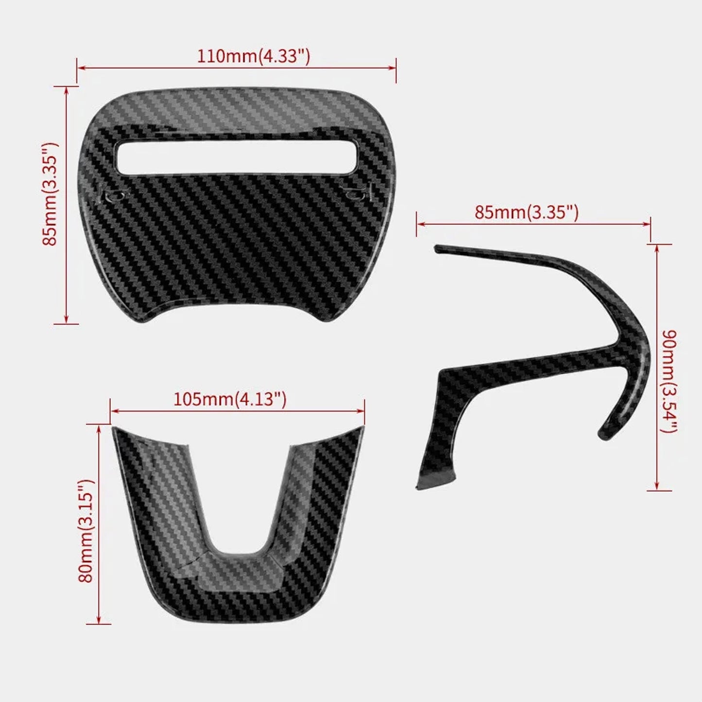 Steering Wheel Cover Trim for Dodge Challenger Charger (2015-2023)