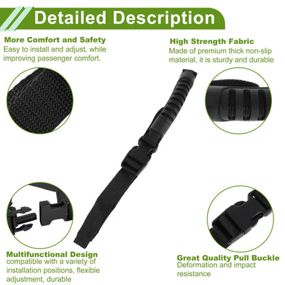 Roll Bar Grab Handles for Jeep Wrangler JL (2018-2024) Black