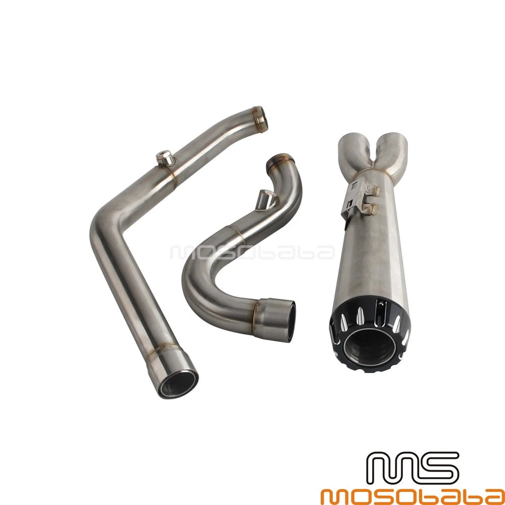 Exhaust System Muffler 2 Into 1 for Harley Touring FLHTKL FLHTKSE FLHTCUI (2014-2023)