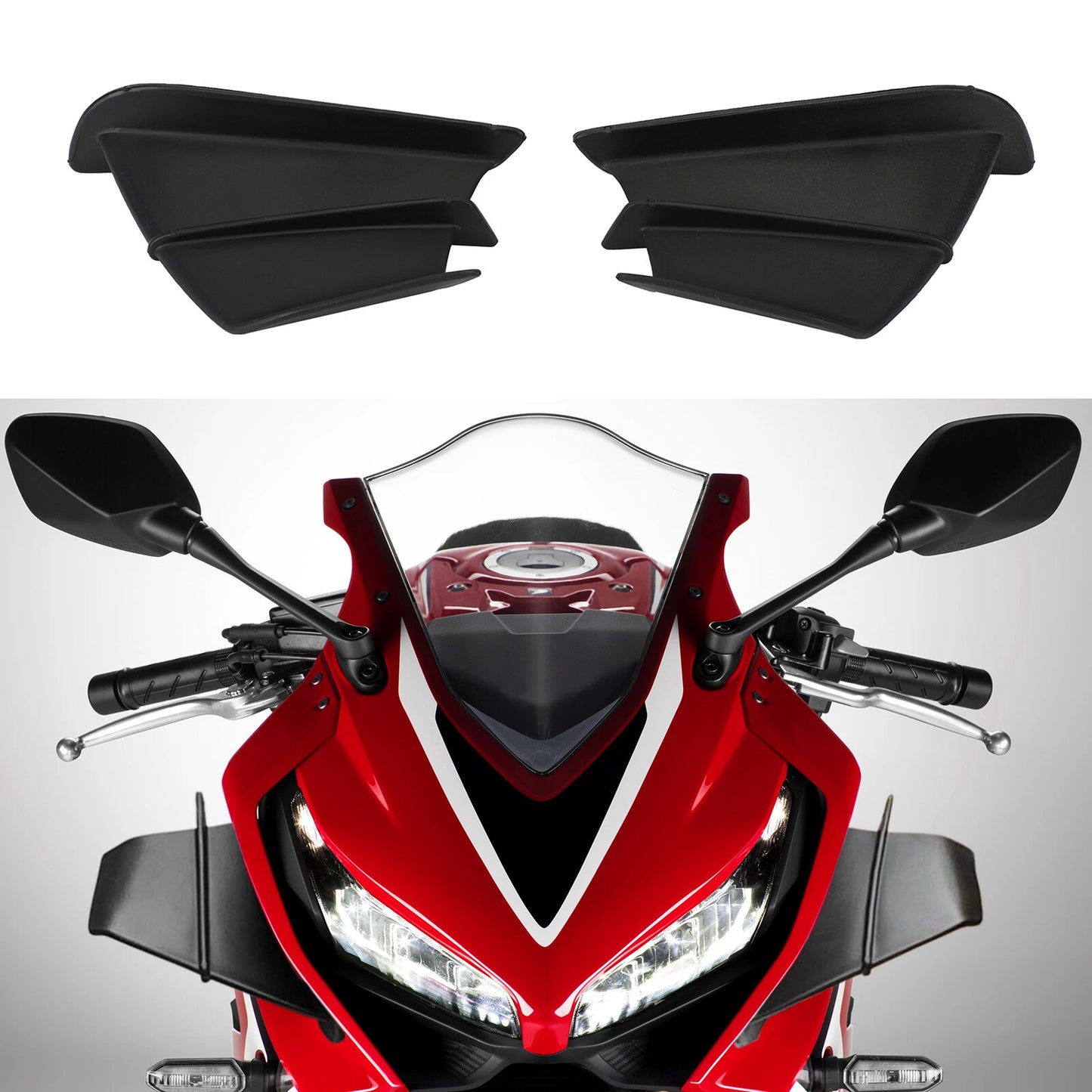 Side Winglet Fin Spoiler Trim Cover for Honda CBR650R, CBR500R, CB1000R (2019-2023)