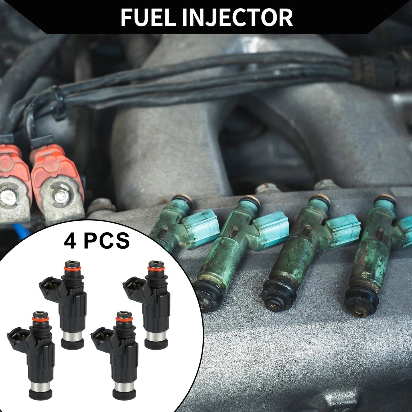 4 x Fuel Injection Nozzle for Mitsubishi Diamante (1998–2004)