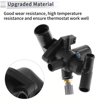 Engine Coolant Thermostat Housing for Ford Transit 2011-2018 2.2L RWD