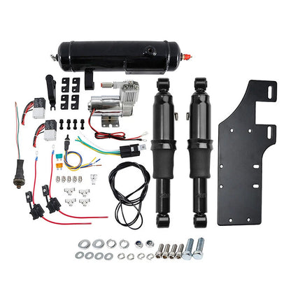 Rear Air Ride Suspension w/ Air Tank for Harley Touring Road Glide (1994-2025)