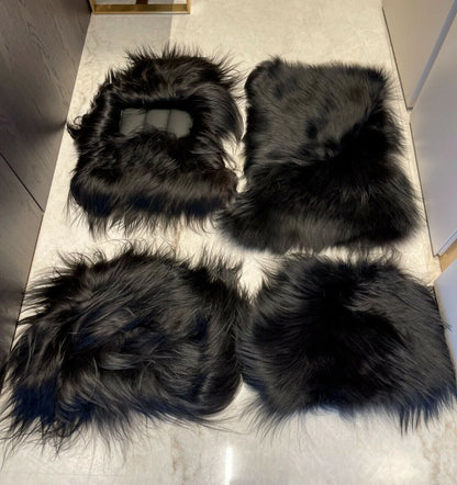 Sheepskin Floor Mats for Rolls Royce Shadow (1965-1977) Tailored Carpet LHD